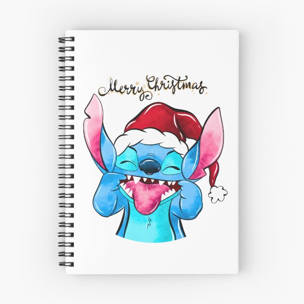 Item preview, Silly Stitch Merry Christmas Watercolor Design | Lilo and Stitch Holiday designed and sold by lojadpop.