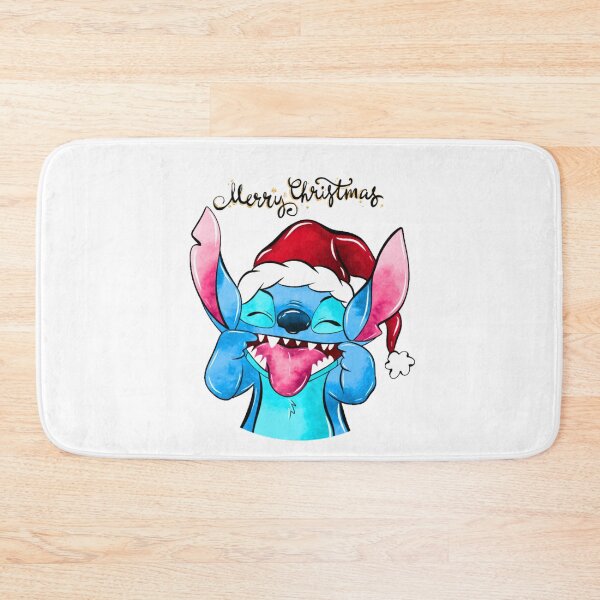 Item preview, Silly Stitch Merry Christmas Watercolor Design | Lilo and Stitch Holiday designed and sold by lojadpop.