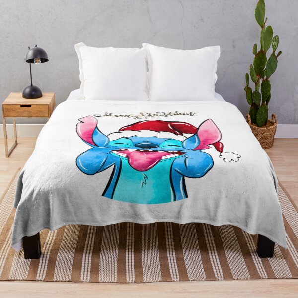 Item preview, Silly Stitch Merry Christmas Watercolor Design | Lilo and Stitch Holiday designed and sold by lojadpop.