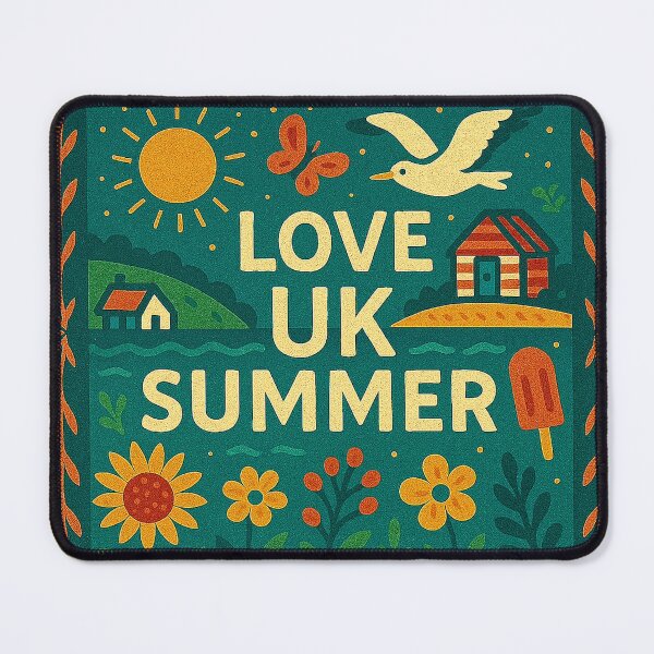 Item preview, Love UK Summer – British Countryside Folk Illustration designed and sold by Okmanoo.