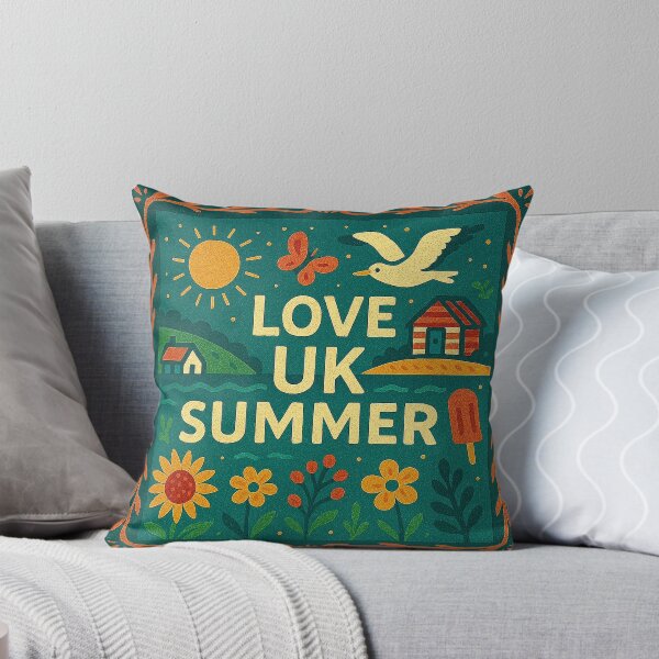 Item preview, Love UK Summer – British Countryside Folk Illustration designed and sold by Okmanoo.