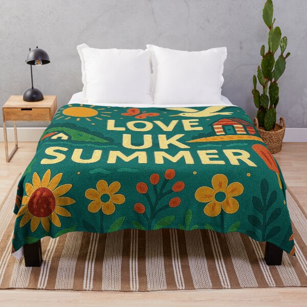 Item preview, Love UK Summer – British Countryside Folk Illustration designed and sold by Okmanoo.