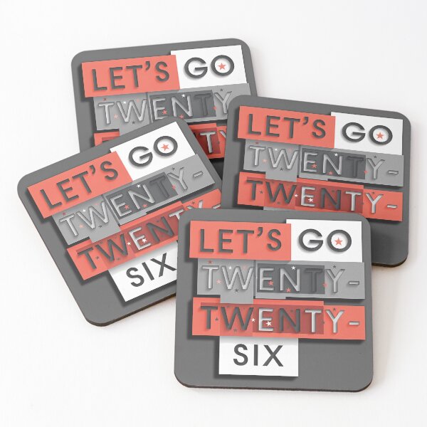Item preview, Let’s Go Twenty Twenty Six – New Year 2026 Bold Typographic Design 2 designed and sold by InkoraLab.