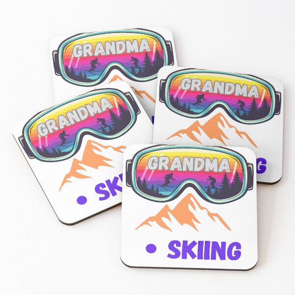 Item preview, Grandma Skiing – Mountain Adventure T-shirt designed and sold by StaticMood.