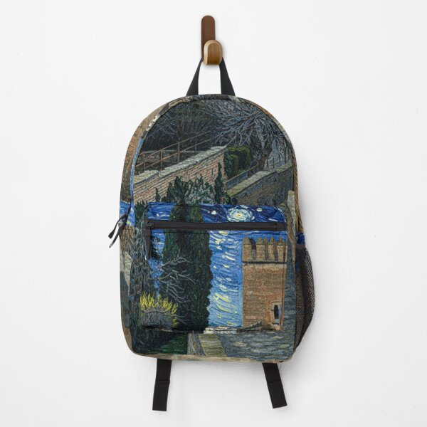 Item preview, Walls and towers of the Alhambra in the style of Van Gogh designed and sold by KukiLdeGuevara.