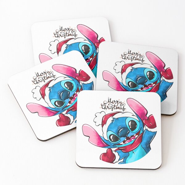 Item preview, Stitch Merry Christmas Holiday Cheer Watercolor Design designed and sold by lojadpop.