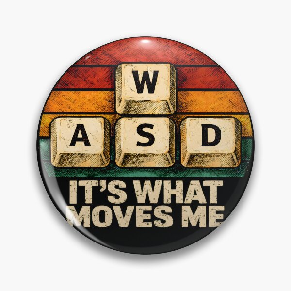 Item preview, It’s What Moves Me Gamer T-Shirt, WASD Keyboard Gaming Quote Shirt, Retro PC Gamer Graphic Tee, Funny Gamer Gift designed and sold by JoyBoyStudio1.