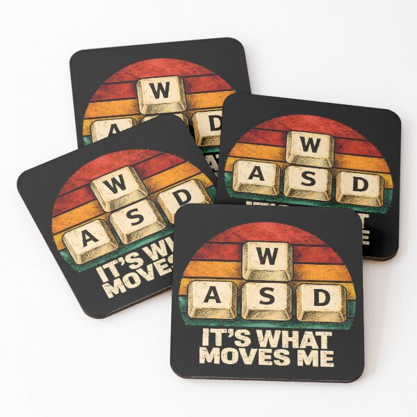 Item preview, It’s What Moves Me Gamer T-Shirt, WASD Keyboard Gaming Quote Shirt, Retro PC Gamer Graphic Tee, Funny Gamer Gift designed and sold by JoyBoyStudio1.