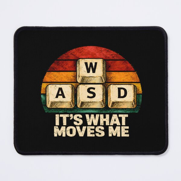 Item preview, It’s What Moves Me Gamer T-Shirt, WASD Keyboard Gaming Quote Shirt, Retro PC Gamer Graphic Tee, Funny Gamer Gift designed and sold by JoyBoyStudio1.