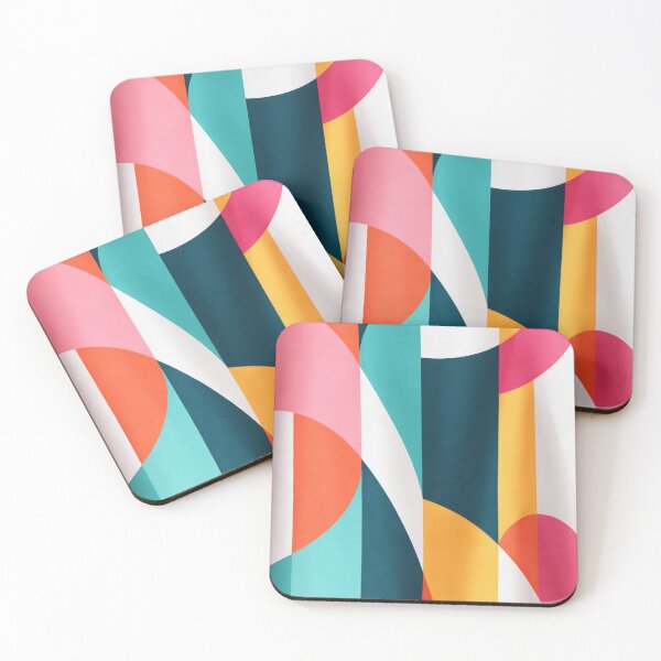 Item preview, Colorful Abstract Geometric Shapes Pattern designed and sold by Maverickystore.