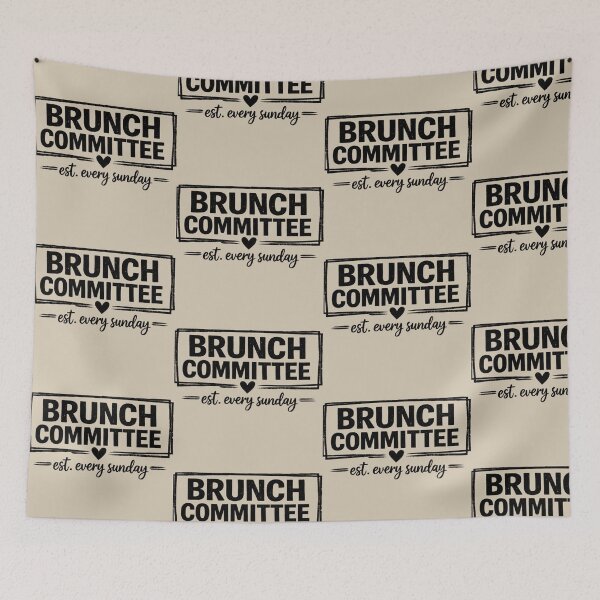 Item preview, Brunch Committee Established Every Sunday Mom Design designed and sold by CoachEkong.