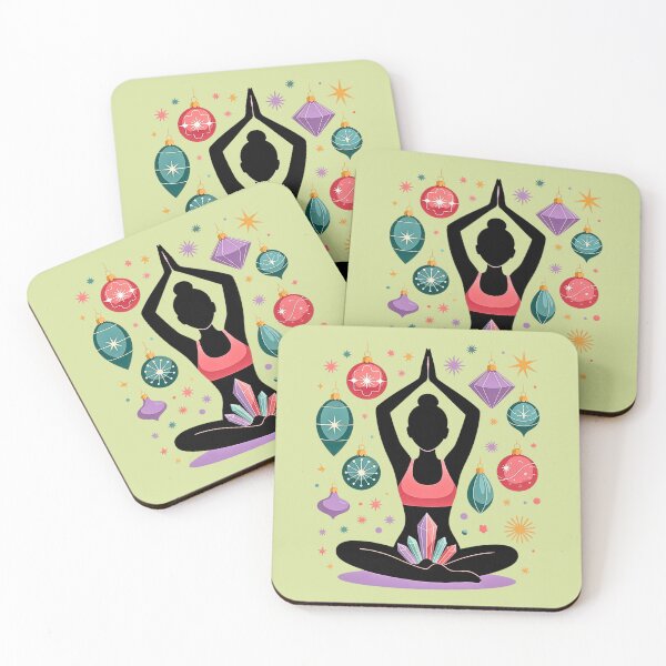 Item preview, Christmas Yoga Ornaments designed and sold by VibrArtco.