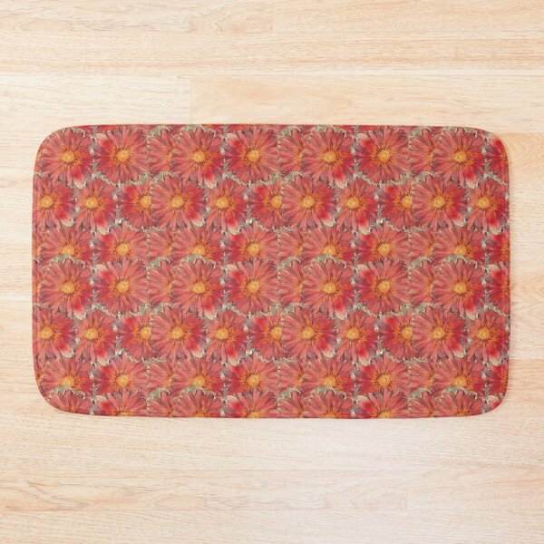 Item preview, Red Watercolor Flower Pattern designed and sold by Kara Draws.