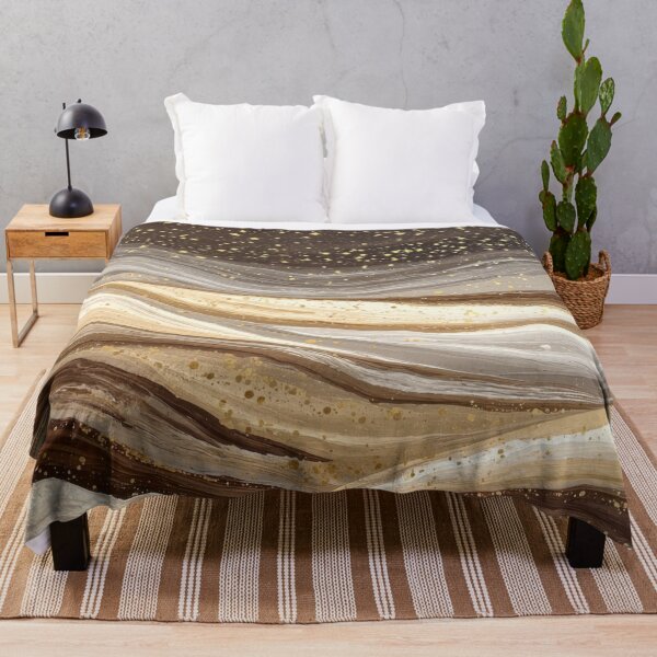 Item preview, Abstract art in brown and gold tones designed and sold by anytka.