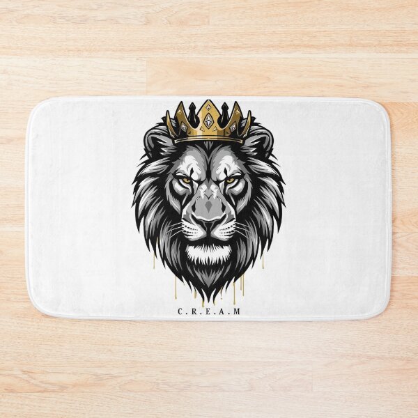 Item preview, C.R.E.A.M Lion Crown – Hustle Streetwear – Wealth Mindset Graphic designed and sold by SpiritGangsta.