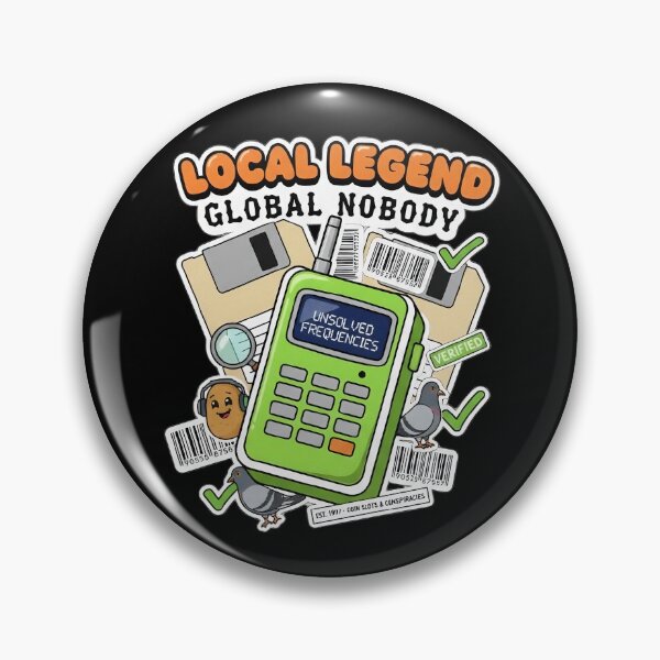 Item preview, Local Legend Global Nobody - 90s Sticker Bomb Aesthetic designed and sold by FUIRY .