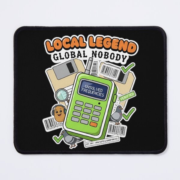 Item preview, Local Legend Global Nobody - 90s Sticker Bomb Aesthetic designed and sold by FUIRY .