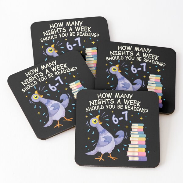 Item preview, How Many Nights a Week Should You Be Reading 6 7 Funny Gifts designed and sold by GrumpySableye.