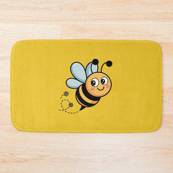Item preview, Smiling Cartoon Bee with Flowers designed and sold by Celebrate & Sparkle.