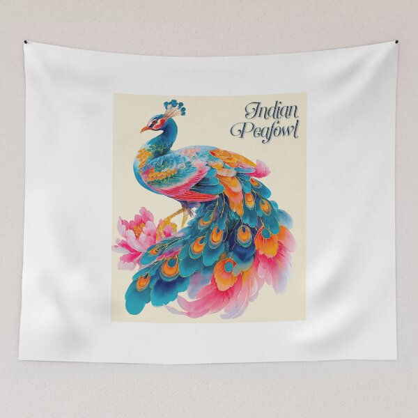 Item preview, Regal Radiance: Indian Peafowl in Full Splendor designed and sold by ForeverPrintsOK.