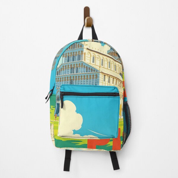 Item preview, Pisa, Tuscany, Italy: Vintage-Style Painterly Travel Poster designed and sold by LSVart.