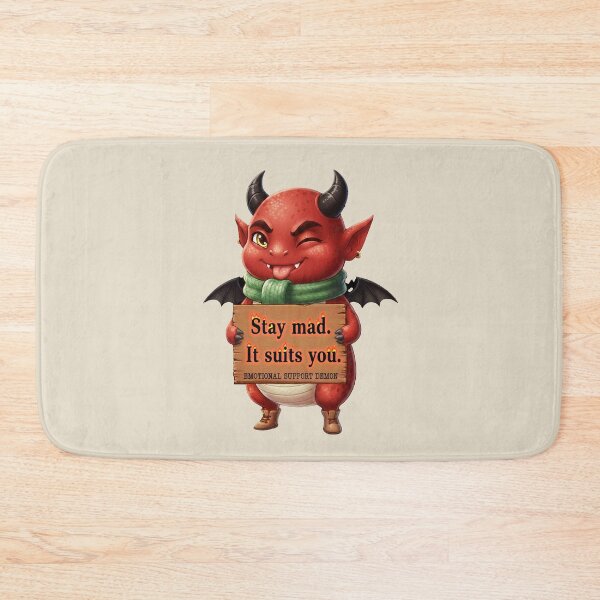 Item preview, Emotional Support Demon - Beige - Funny Animals Gift ideas designed and sold by InkyGenies.