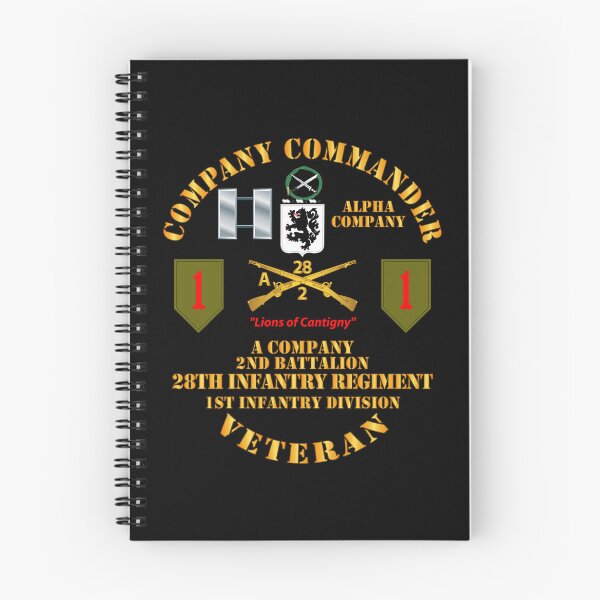 Item preview, Army - Company CO - A Co - 2nd Bn - 3rd Bde - 1st ID - 28th Infantry designed and sold by Military Insignia Products.