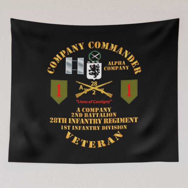 Item preview, Army - Company CO - A Co - 2nd Bn - 3rd Bde - 1st ID - 28th Infantry designed and sold by Military Insignia Products.