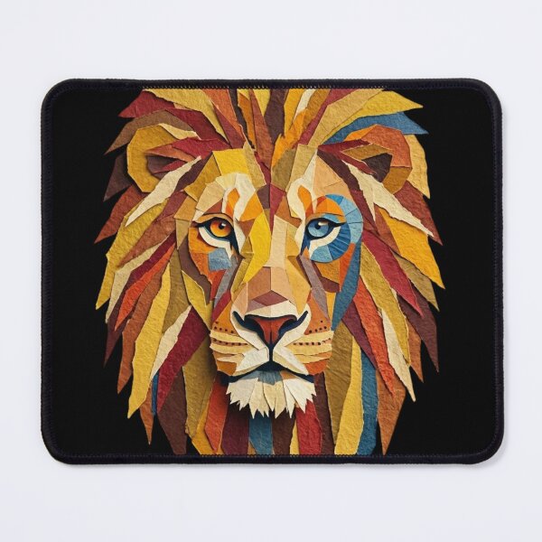 Item preview, Silent Authority – Textured Abstract Lion Artwork designed and sold by doodledat.