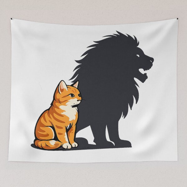 Item preview, In the silence of a small body, a lion's heart awakens. designed and sold by Ach&Koor.