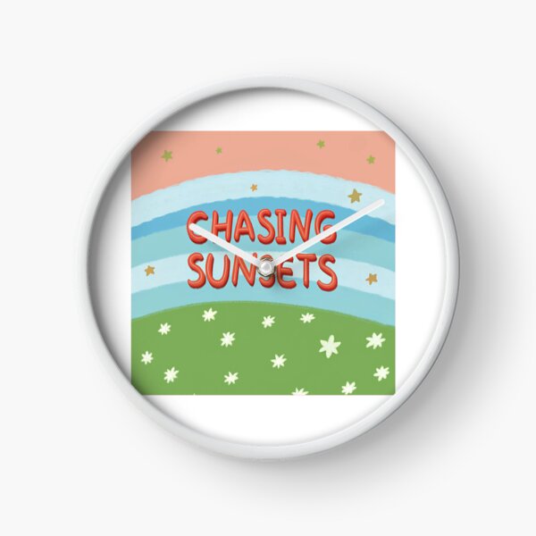 Item preview, Chasing Sunsets Pastel Landscape Art designed and sold by Borkadi.