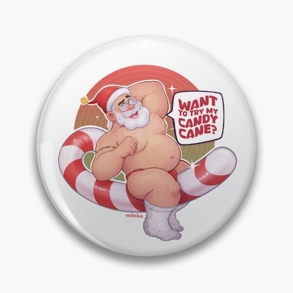 Item preview, Candy Cane Santa designed and sold by WONKAMON.