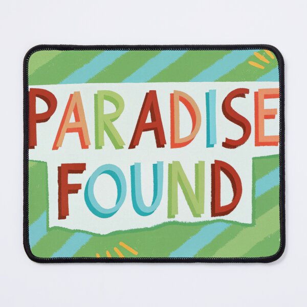 Item preview, Paradise Found Colorful Cutout Letters designed and sold by Borkadi.