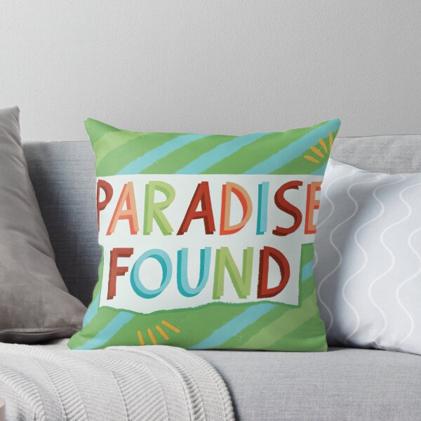 Item preview, Paradise Found Colorful Cutout Letters designed and sold by Borkadi.