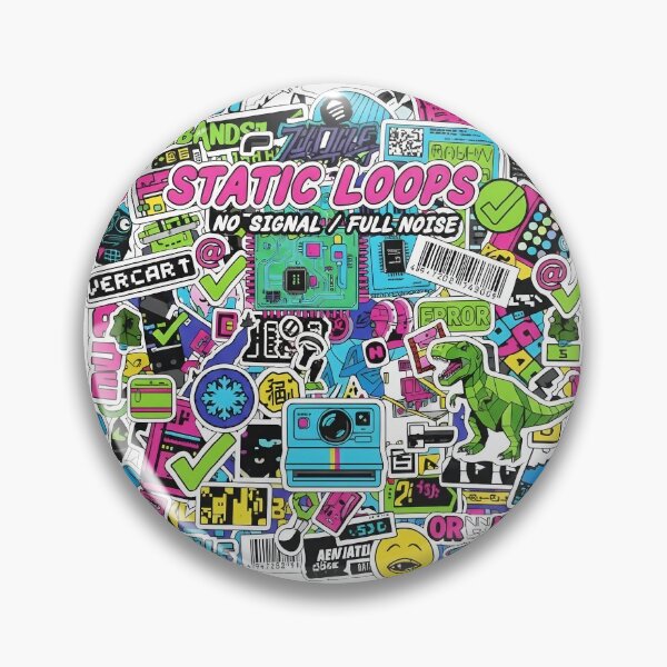 Item preview, Local Legend / Global Nobody - 90s Sticker Bomb Aesthetic designed and sold by FUIRY .