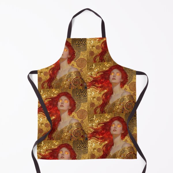 Item preview, Golden Goddess beautiful Art Nouveau Gustav Klimt stylish art designed and sold by Vintage Designs +.
