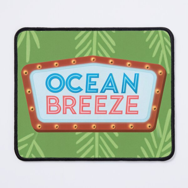 Item preview, Ocean Breeze Retro Tiki Sign designed and sold by Borkadi.