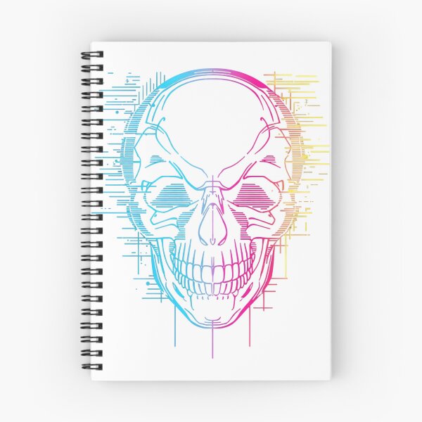 Item preview, Neon Glitch Skull designed and sold by TheExpresso.