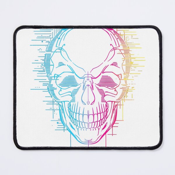 Item preview, Neon Glitch Skull designed and sold by TheExpresso.