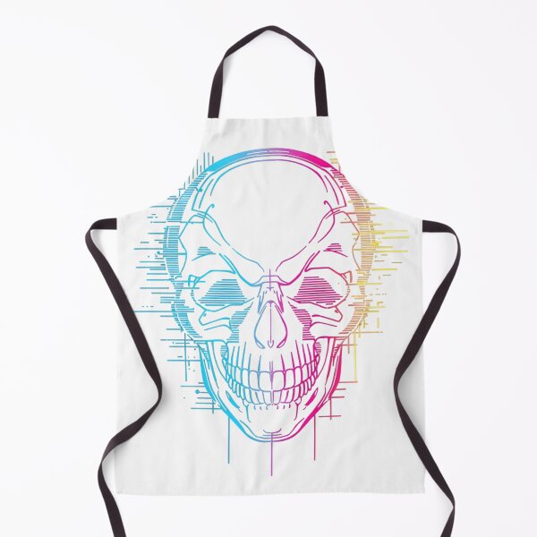 Item preview, Neon Glitch Skull designed and sold by TheExpresso.