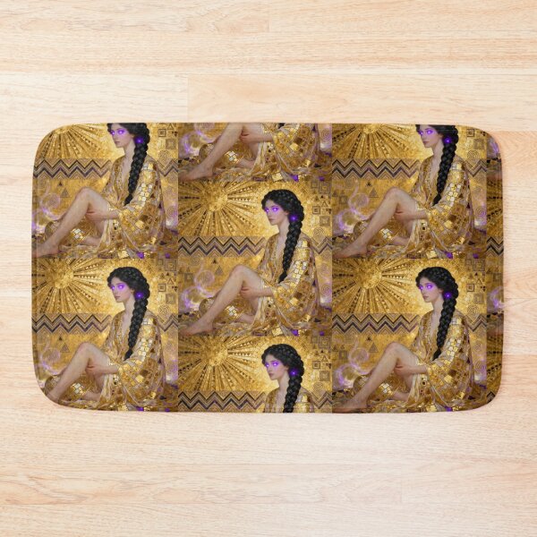 Item preview, Opulence Violet Gaze beautiful Art Nouveau Gustav Klimt stylish art designed and sold by Vintage Designs +.