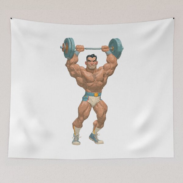 Item preview, Magnificent Muscles designed and sold by ChanningsPinups.