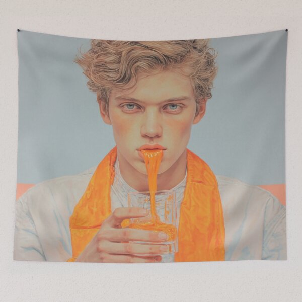 Item preview, Colorful drink in hand designed and sold by anytka.