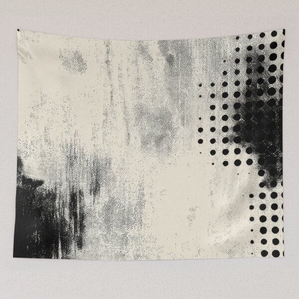 Item preview, Black and white textures art designed and sold by anytka.
