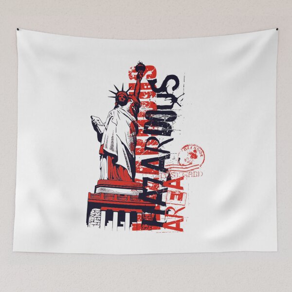 Item preview, Statue of Liberty Grunge Art: Hazardous Area Urban Design designed and sold by CharlieDesings.