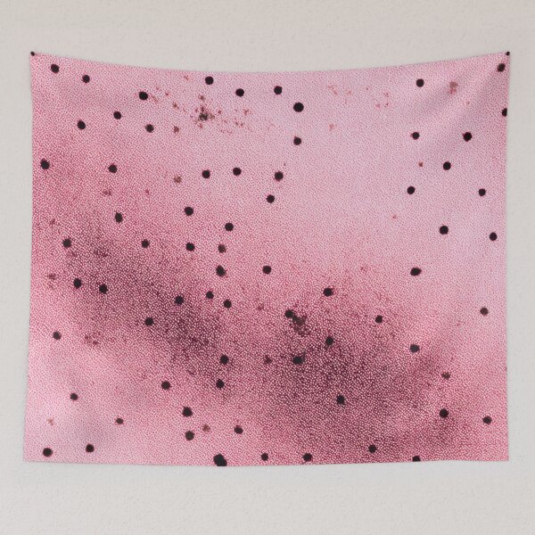 Item preview, Texture with holes on pink surface designed and sold by anytka.