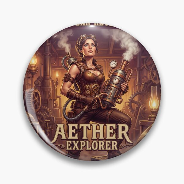 Item preview, Aether Explorer steampunk heroine designed and sold by Vintage Designs +.