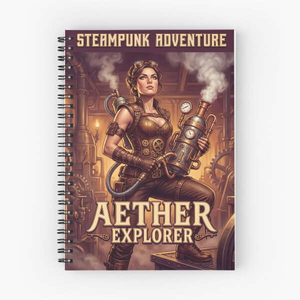 Item preview, Aether Explorer steampunk heroine designed and sold by Vintage Designs +.