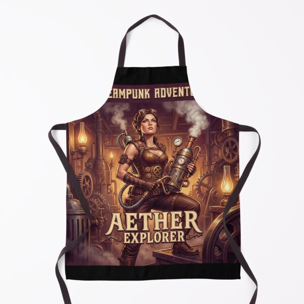 Item preview, Heroína steampunk de Aether Explorer designed and sold by Vintage Designs +.