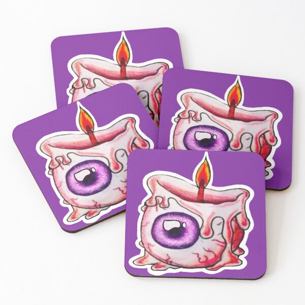 Item preview, Eyeball candle designed and sold by AnubisAltarArt.